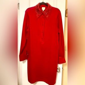 Reem Vintage jewel-embellished collar dress *Valentine’s Day Special*